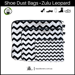 Getting Ziggy (chevron) | 100% Cotton Shoe Bags