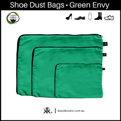 Green Envy | 100% Cotton Shoe Bags
