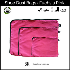 Fuchsia Fever | 100% Cotton Shoe Bags