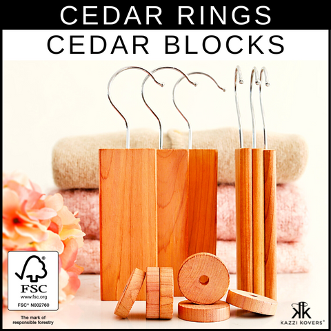 Cedar Rings & Cedar Hanging Blocks