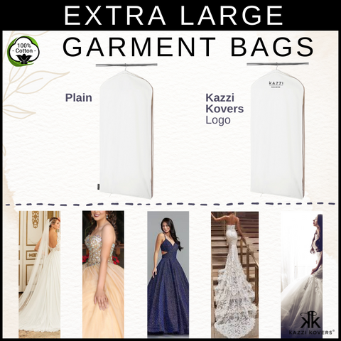 Kazzi Kovers Extra Large Garment Bag | 100% Cotton