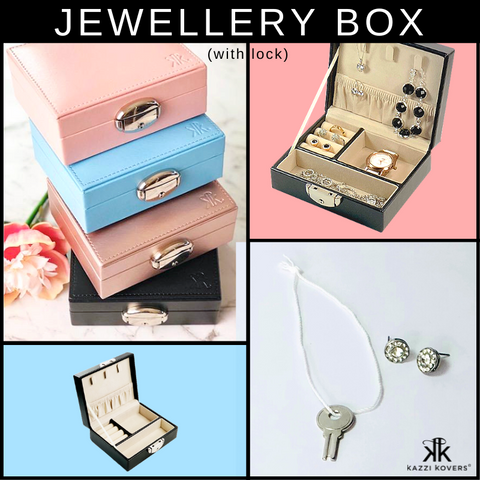 Travel Jewellery Box (with lock) | Kazzi Kovers