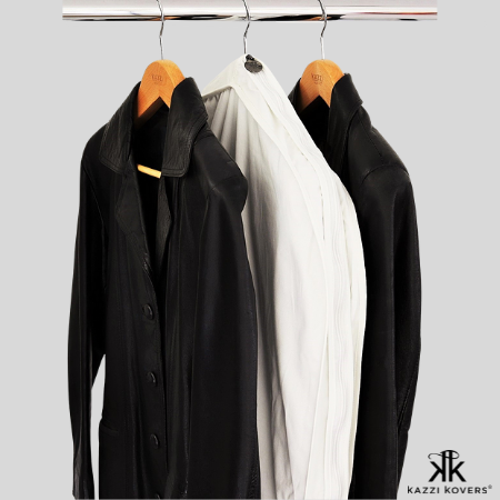 Are You Storing Your Leather or Suede Jackets in a Plastic Garment Bag –  Kazzi Kovers