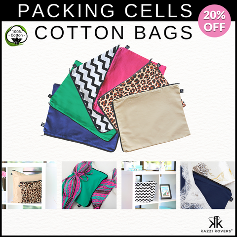 Kazzi Kovers Packing Cells | 100% Cotton