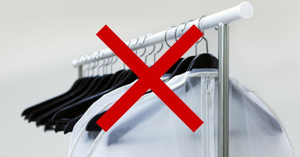 Are You Storing Your Leather or Suede Jackets in a Plastic Garment Bag –  Kazzi Kovers