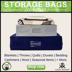 Storing Your Clothes in a Plastic Garment Bag? Don't! – Kazzi Kovers