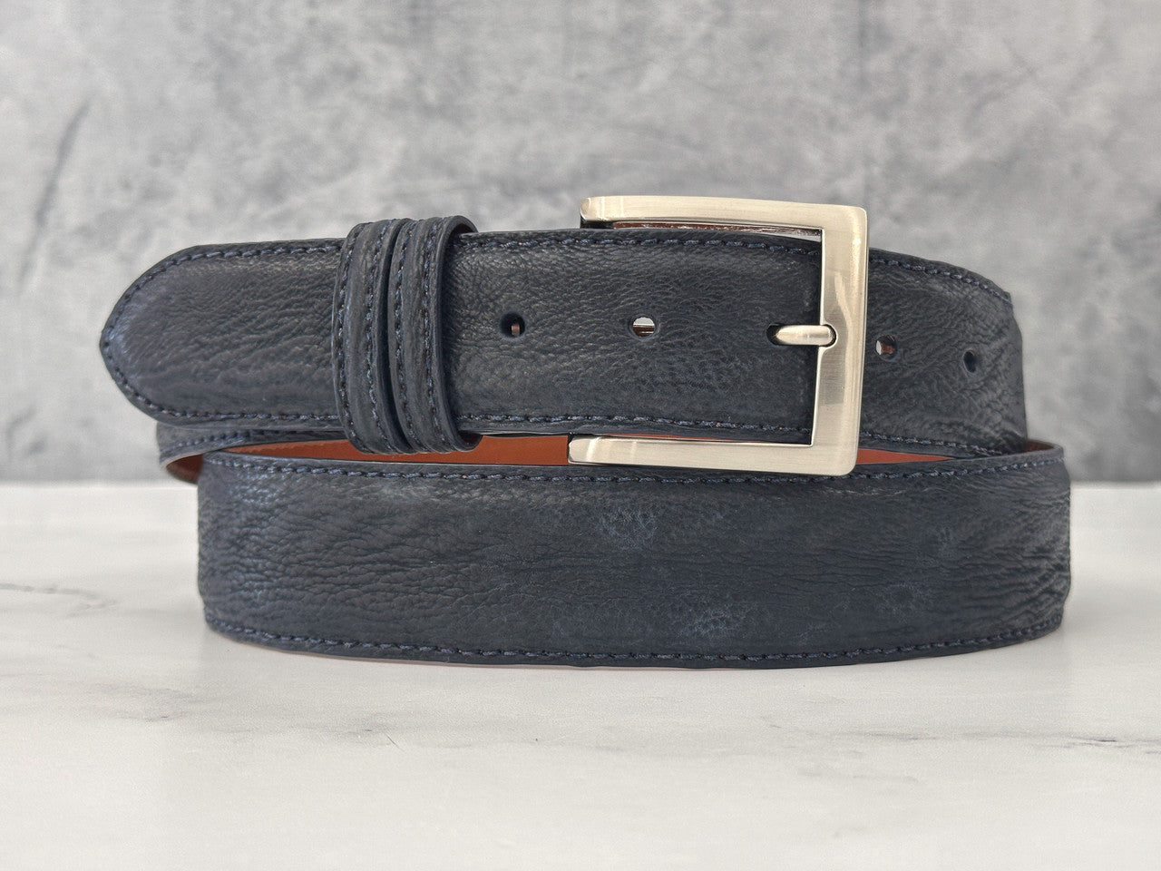 Shark Belt: Tan Suede – Jacob Hill Leather