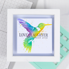 Sizzix Layered Stencils 4PK - Hummingbird