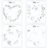 Sizzix Layered Stencils 4PK - Heart Wreath