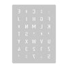 Sizzix Thinlits Die Tile Alphanumeric by Eileen Hull