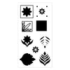 Sizzix Layered Clear Stamps 9PK - Geo Repeat