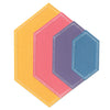 Sizzix Framelits Die Set 10PK  -  Fanciful Framelits, Belinda Stitched Hexagons by Stacey Park