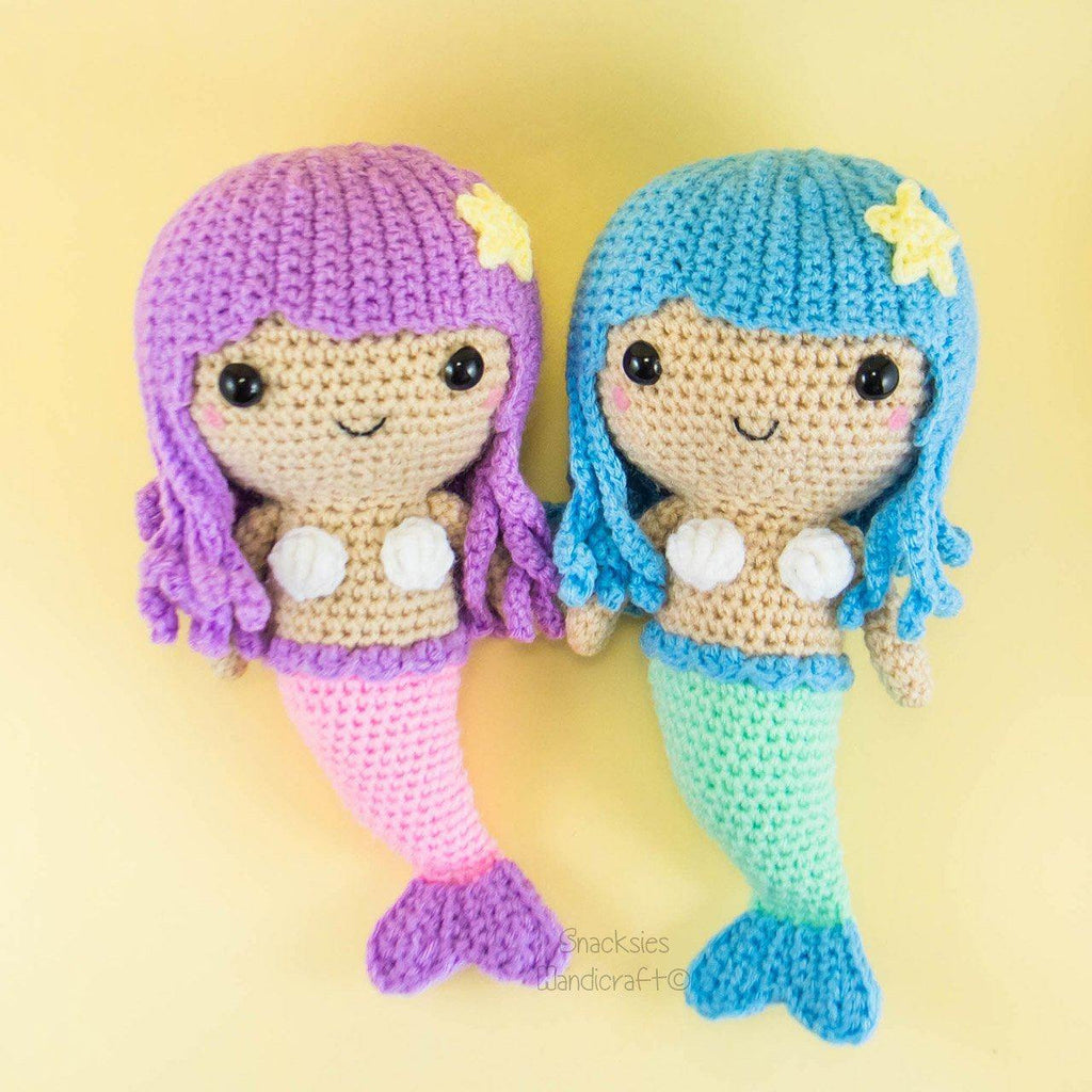 Mermaid Doll Amigurumi Pattern – Snacksies Handicraft