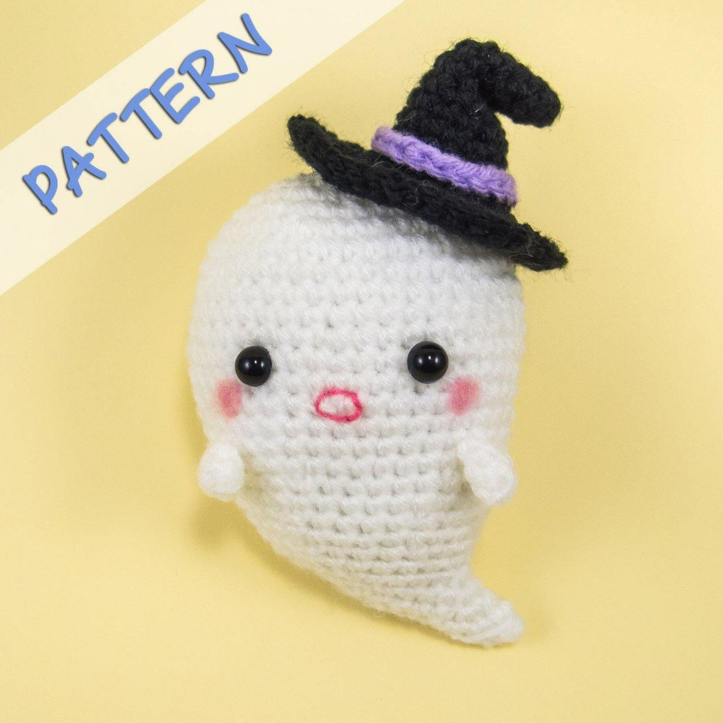 Boo the Ghost Amigurumi Crochet Toy Pattern – Snacksies Handicraft