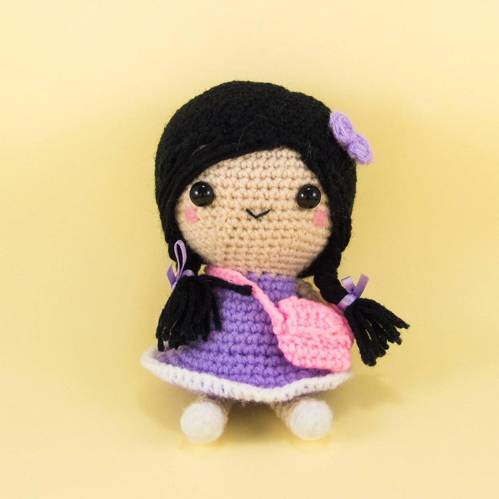 crochet girl doll