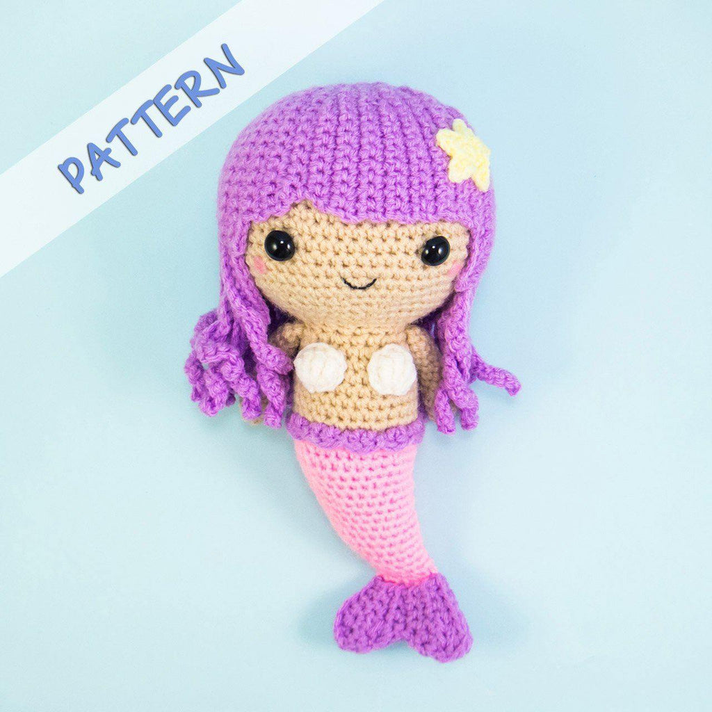 amigurumi mermaid doll crochet pattern