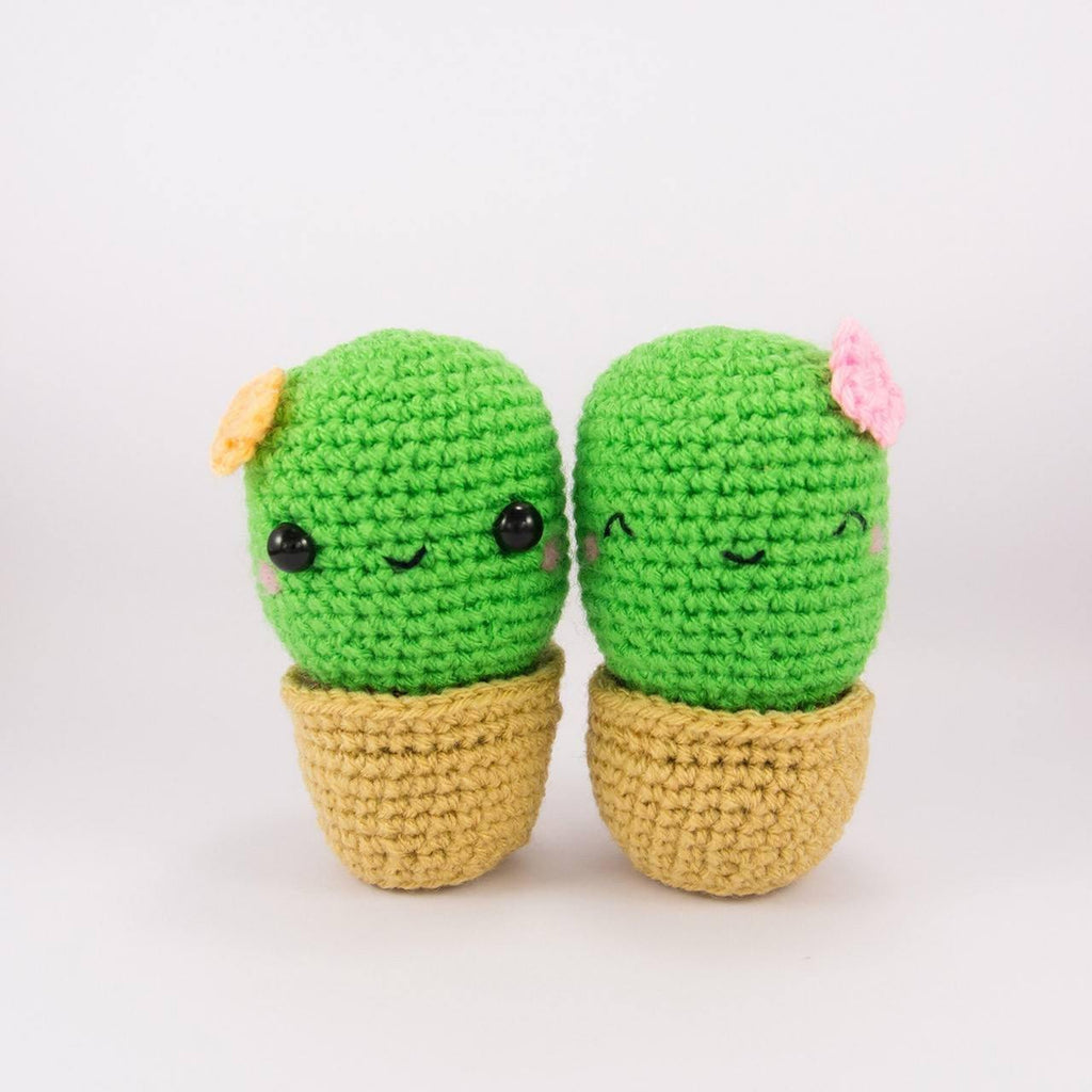 Cactus With Flower Crochet Amigurumi – Snacksies Handicraft