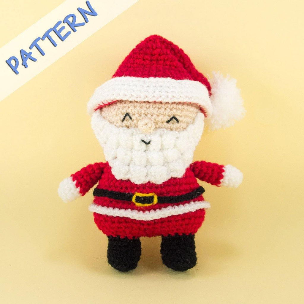 Santa Claus Crochet Amigurumi Pattern – Snacksies Handicraft