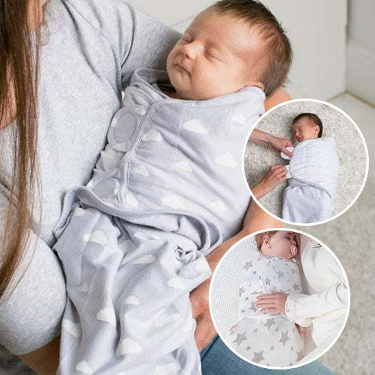 bebe dort paisiblement bras maman couverture emmaillotage