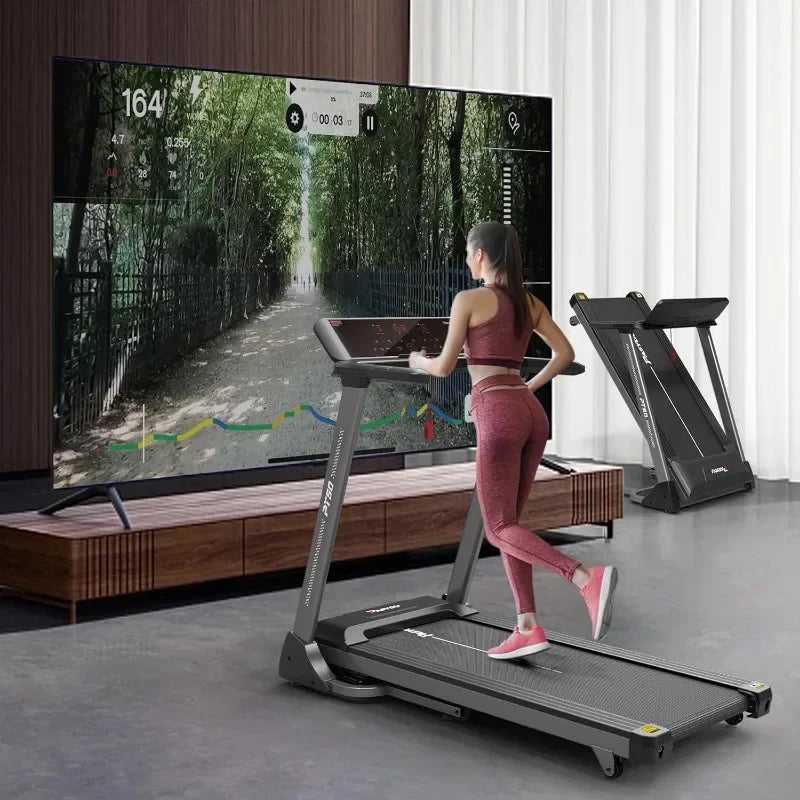 Foldable Treadmill for Home with 25 Preset Programs, Heart Rate Monitor, with Bluetooth Connectivity