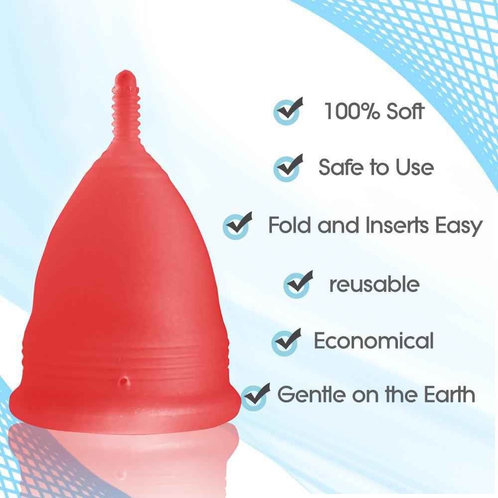 menstrual cup sticking out