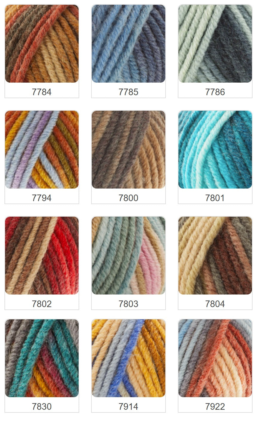 Alize Superlana Maxi Batik Wool Yarn Pattern Hand Knitting Yarn Hobby Shop alizeyarn