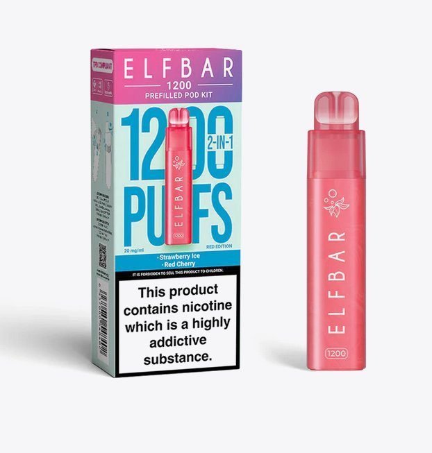 Elfbar 1200 Puffs 2 in 1 Prefilled Pod Kit - Vape Wholesale Mcr