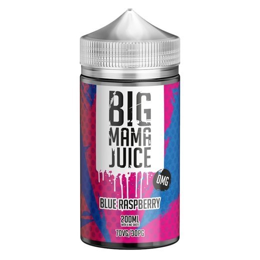 Big Mama Juice 200ml Shortfill-Blue Raspberry-vapeukwholesale