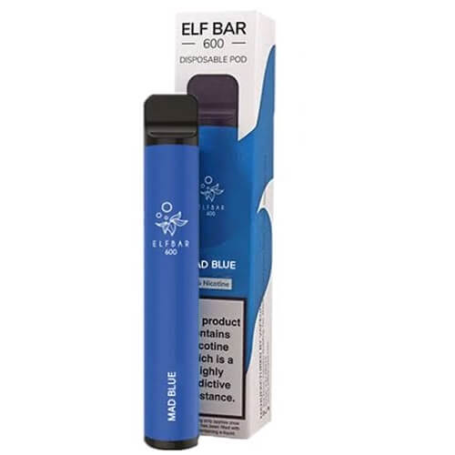 Elf Bar 600 Puff Disposable Vape Pod Device Box of 10 - Vape Wholesale Mcr