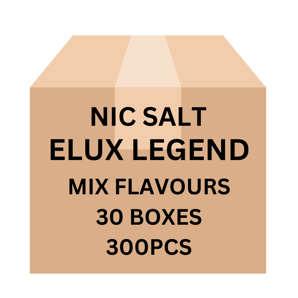 Elux Legend Salt Mix Flavours Carton (30 Boxes) 300pcs--vapeukwholesale