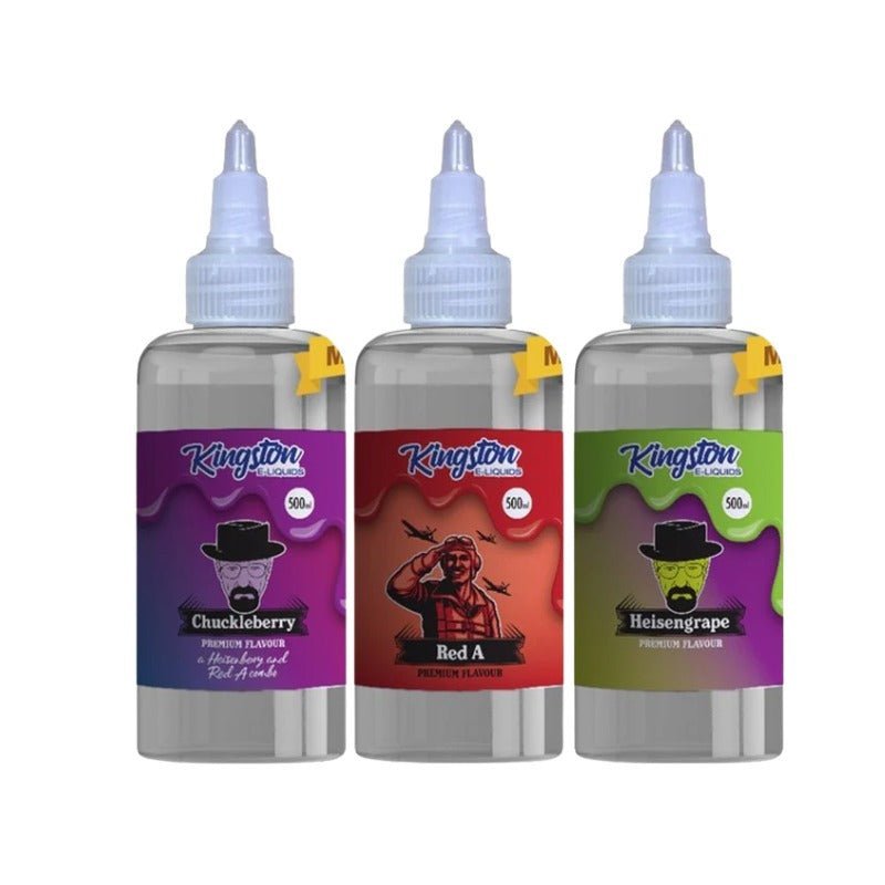 Kingston E-liquids Zingberry Range 500ml Shortfill - Vape Wholesale Mcr