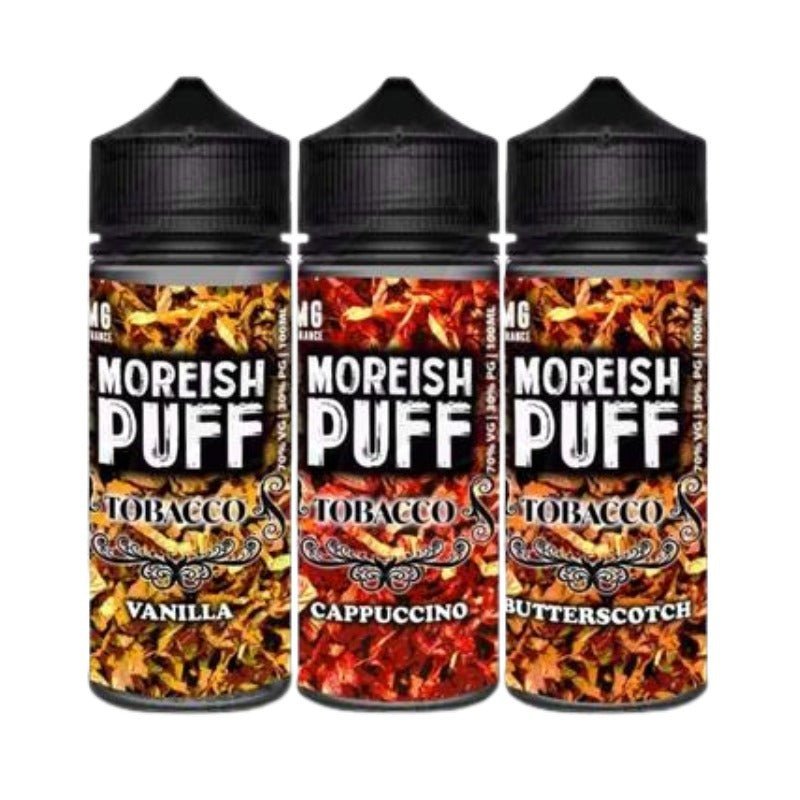 Moreish Puff Tobacco 100ML Shortfill - Vape Wholesale Mcr