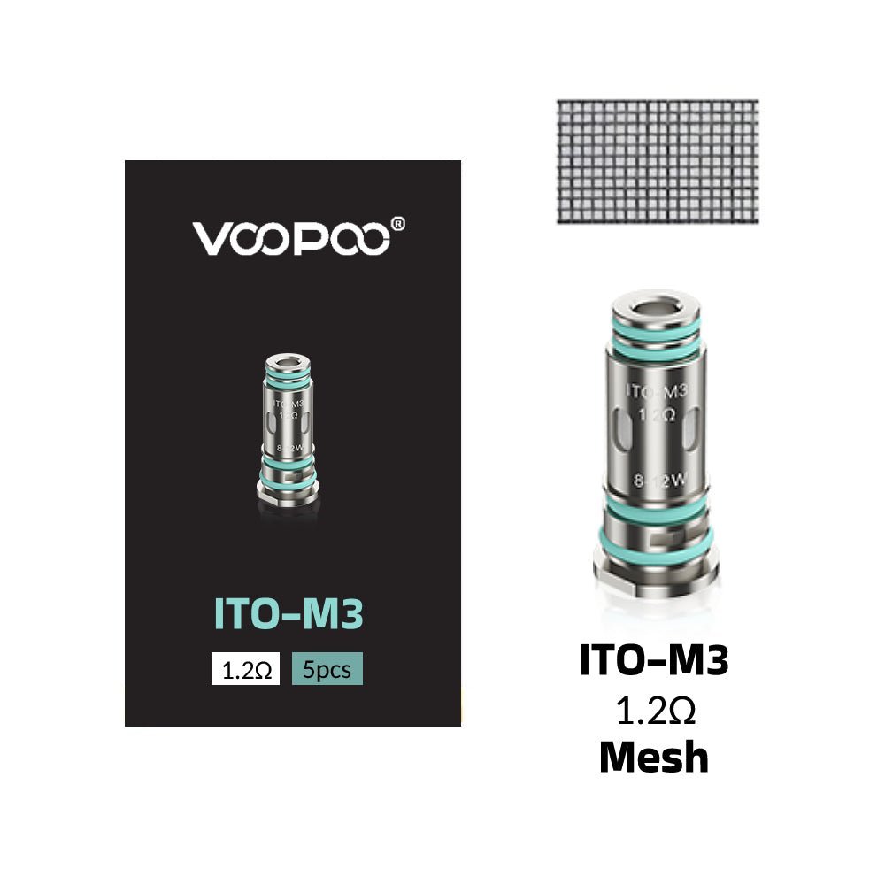 VooPoo ITO Coils-Pack of 5 - Vape Wholesale Mcr