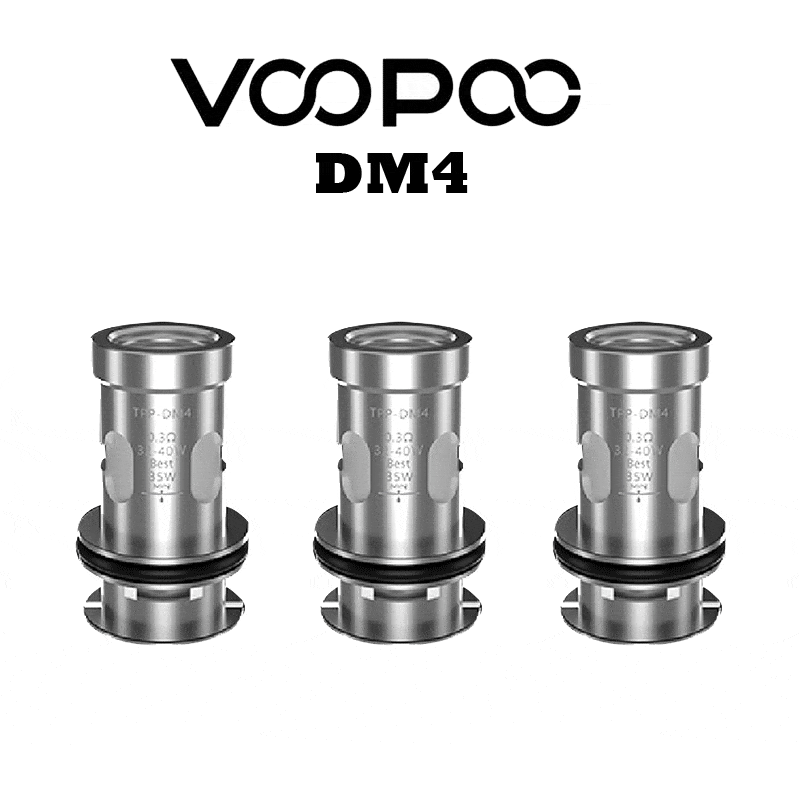 VooPoo TPP-DM4 Coil 0.3ohm 3PCS/Pack - Vape Wholesale Mcr