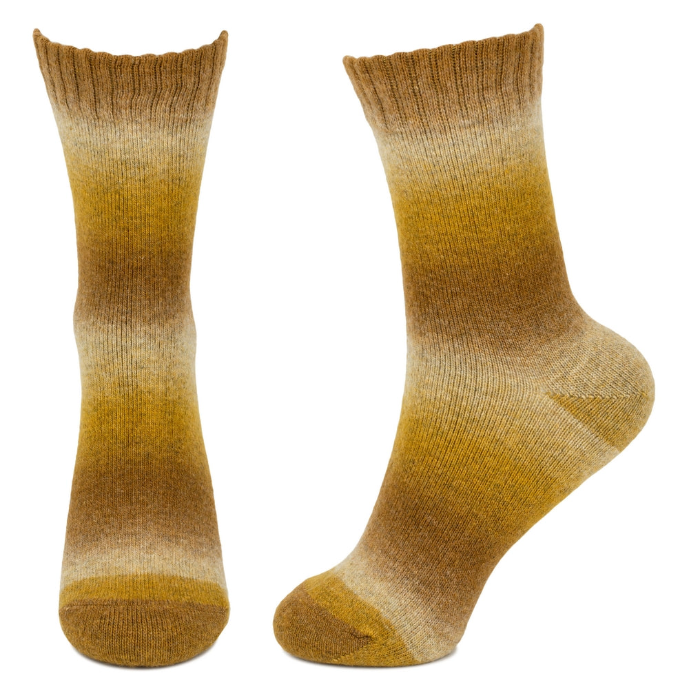 Cosy Ombre Socks - Ochre – National Museums Scotland Shop