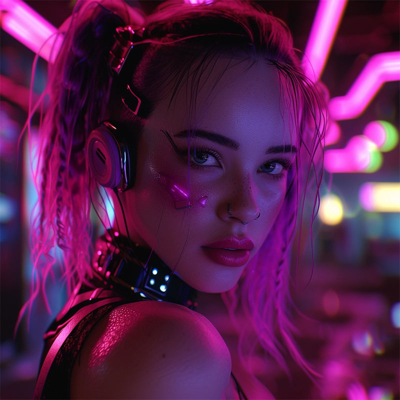 Unleash the cyberpunk girls: Rebels with a technicolor cause.