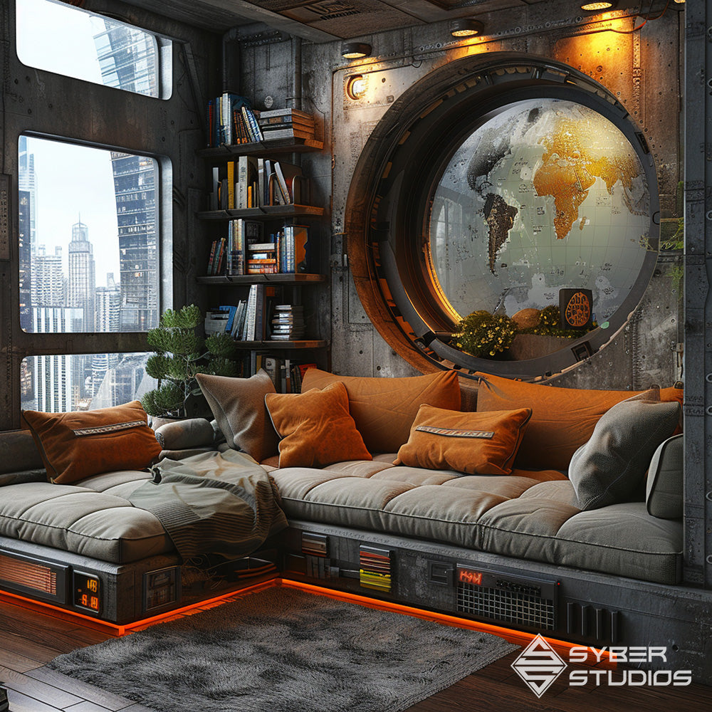 Witness the Future Unfold in the Cyberpunk Room.