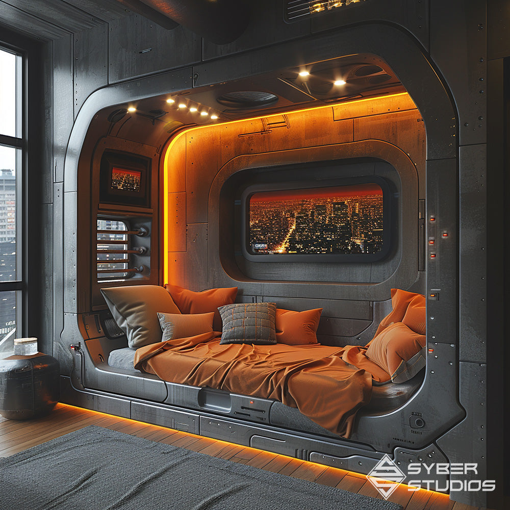 cyberpunk room inspiration