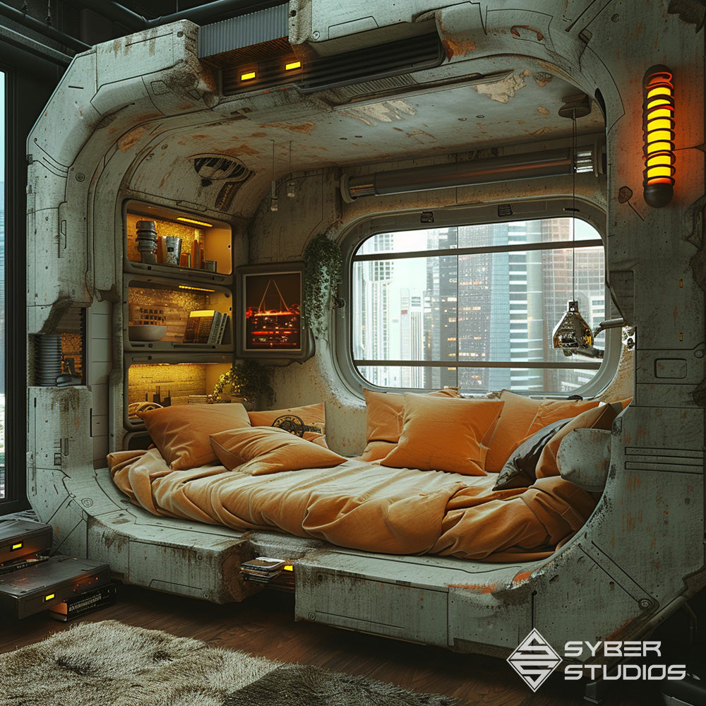 cyberpunk room inspiration