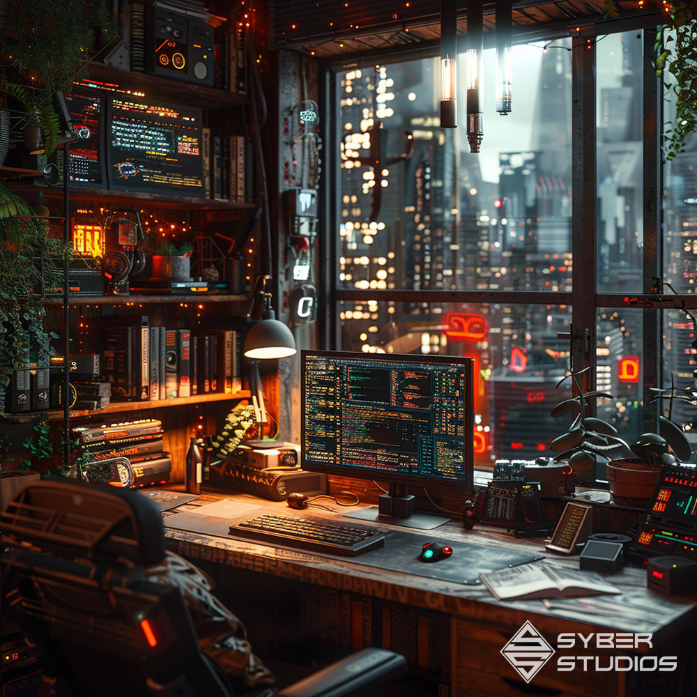Beyond the Grid: Journey into the Cyberpunk Room