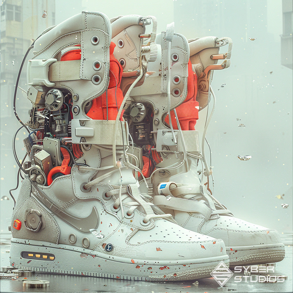 Nike's Cyberpunk Footwear: The Choice of Cybernetic Warriors