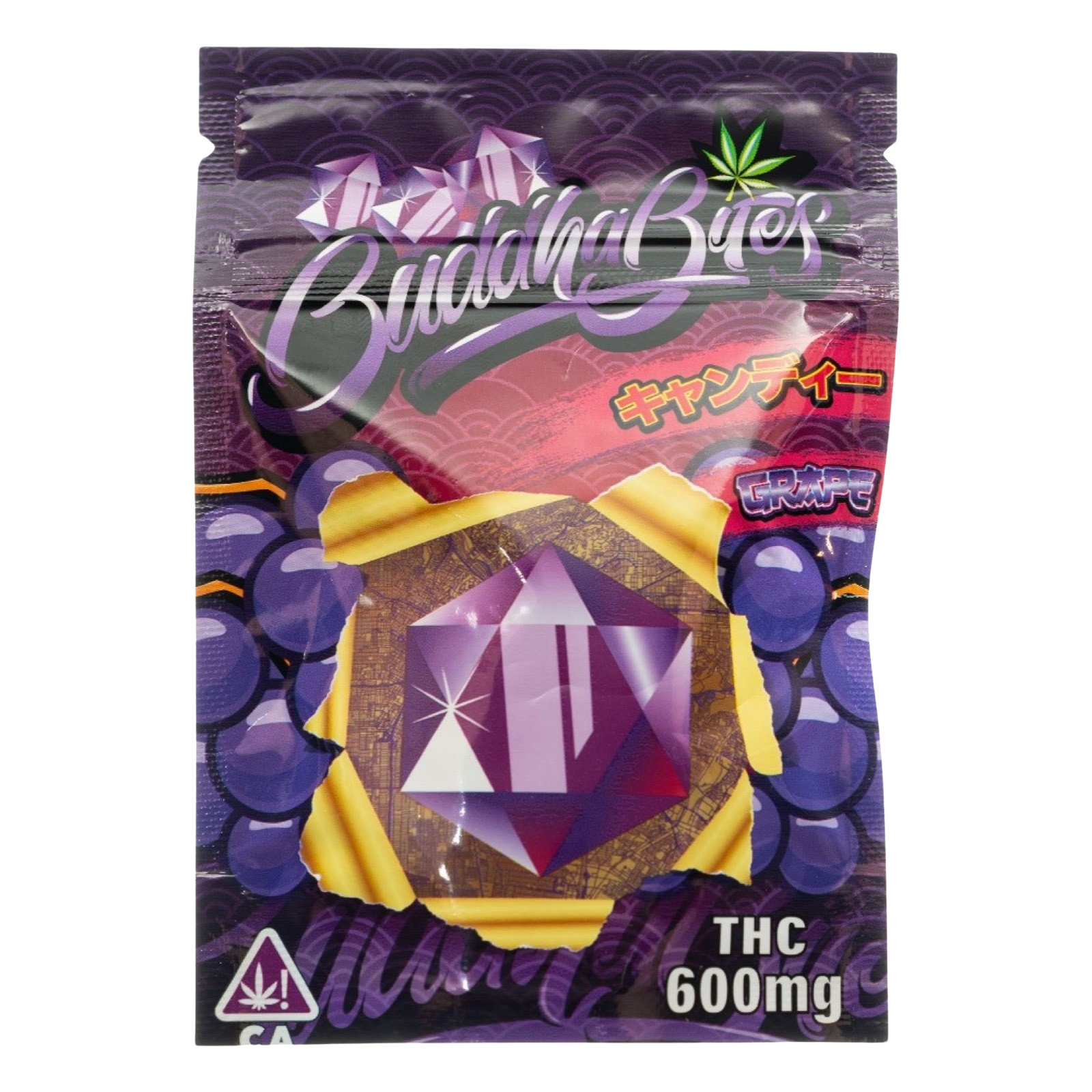 Buddah Bites 600 mg Gummy Edibles | Grape