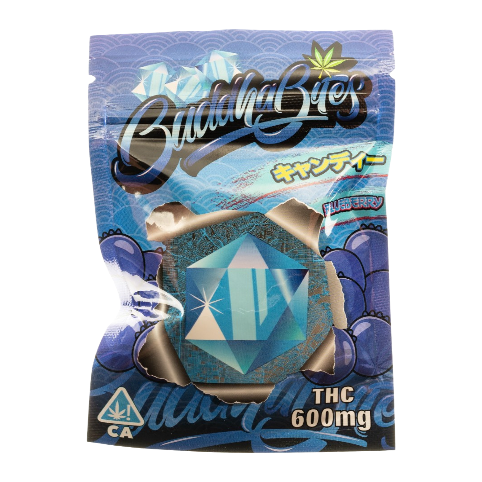 Buddah Bites 600 mg Gummy Edibles | Blueberry