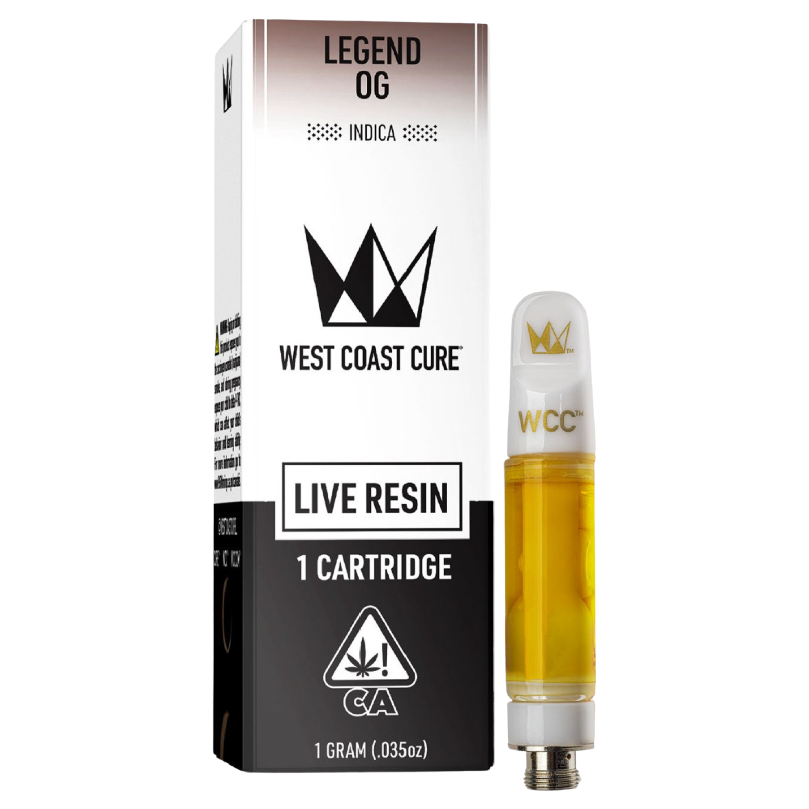 Legend OG | West Coast Cure Live Resin Cartridge | 1G | Indica