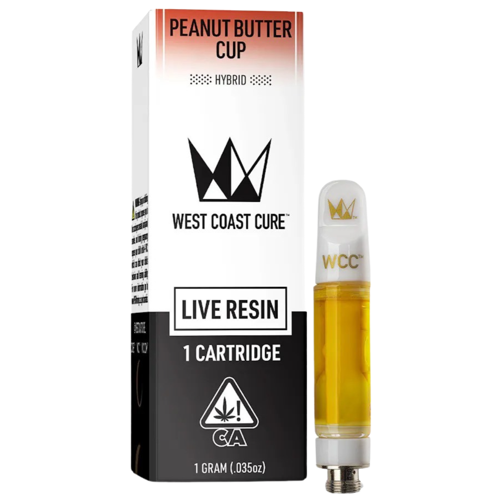 Peanut Butter Cup | West Coast Cure Live Resin Cartridge | 1G | Hybrid