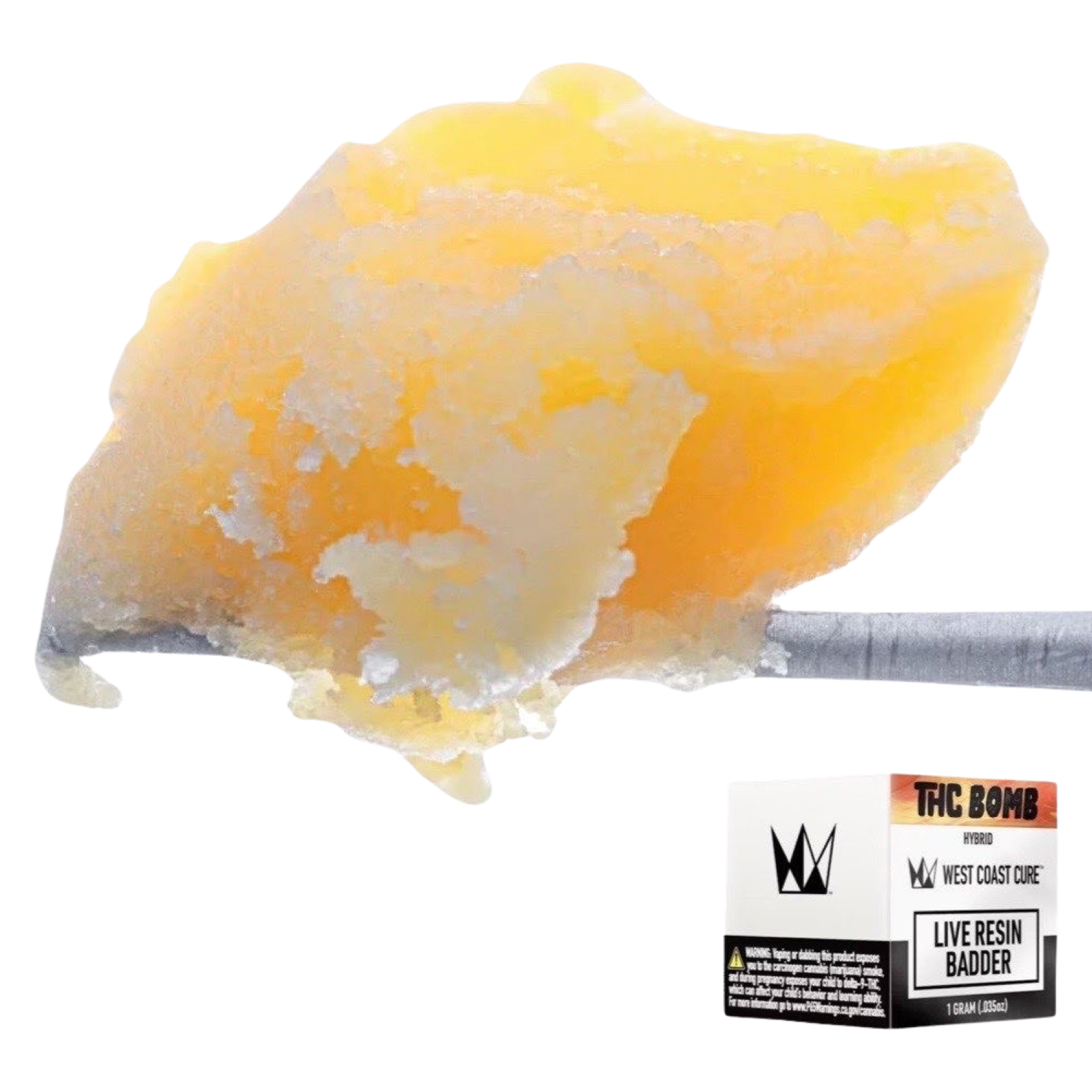 THC Bomb | West Coast Cure Live Resin Badder | 1g | Hybrid