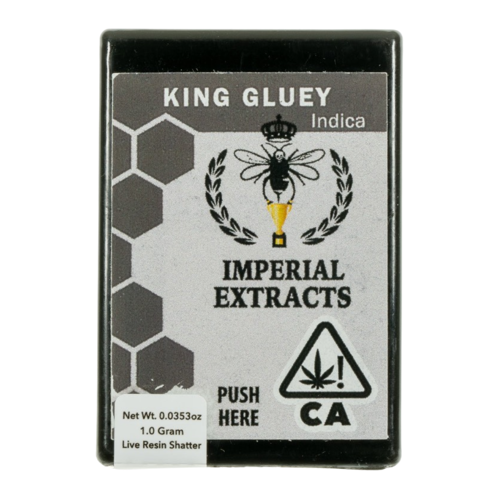 1 Gram Live Resin Shatter by Imperial Extracts | King Gluey | Indica