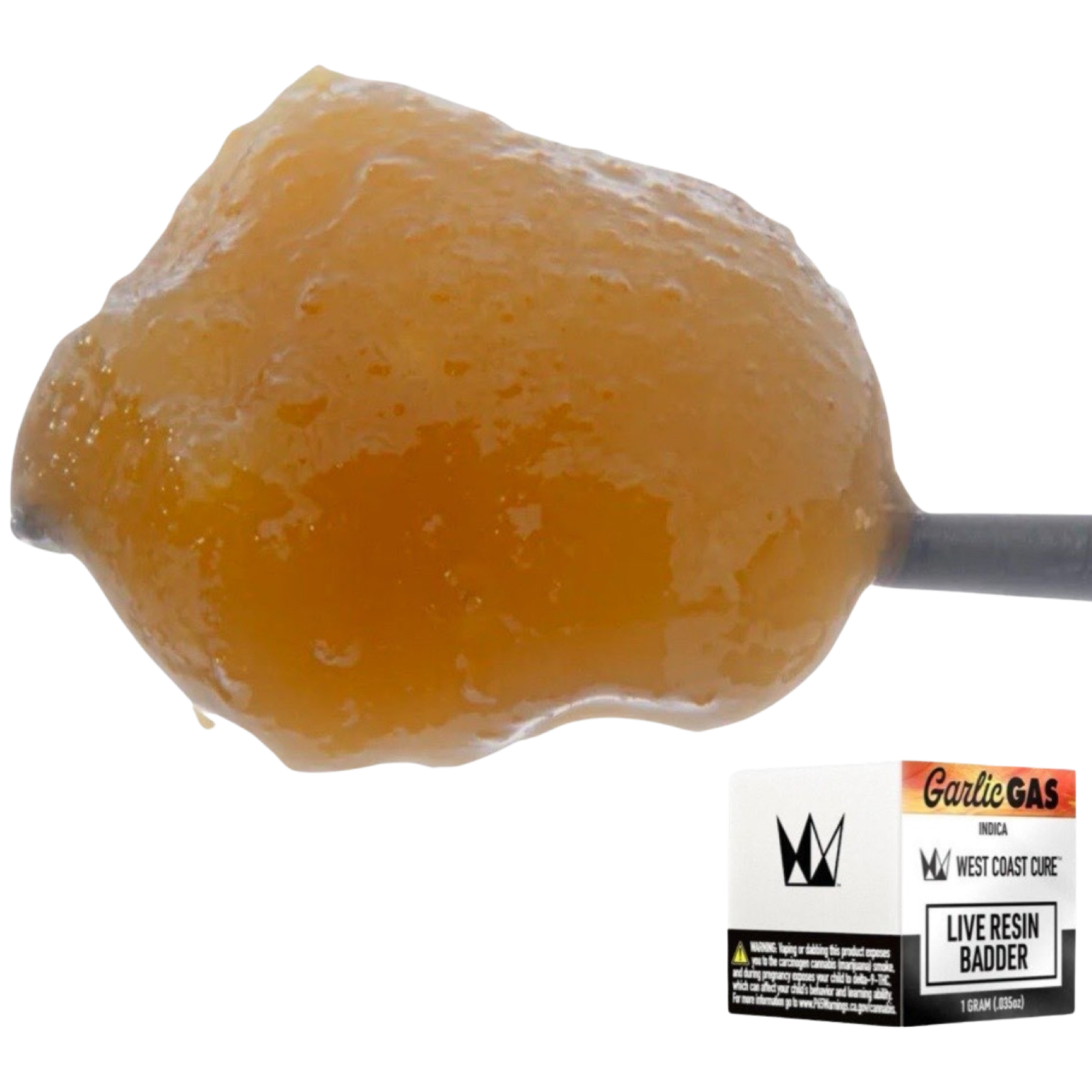 Garlic Gas | West Coast Cure Live Resin Badder | 1g | Hybrid