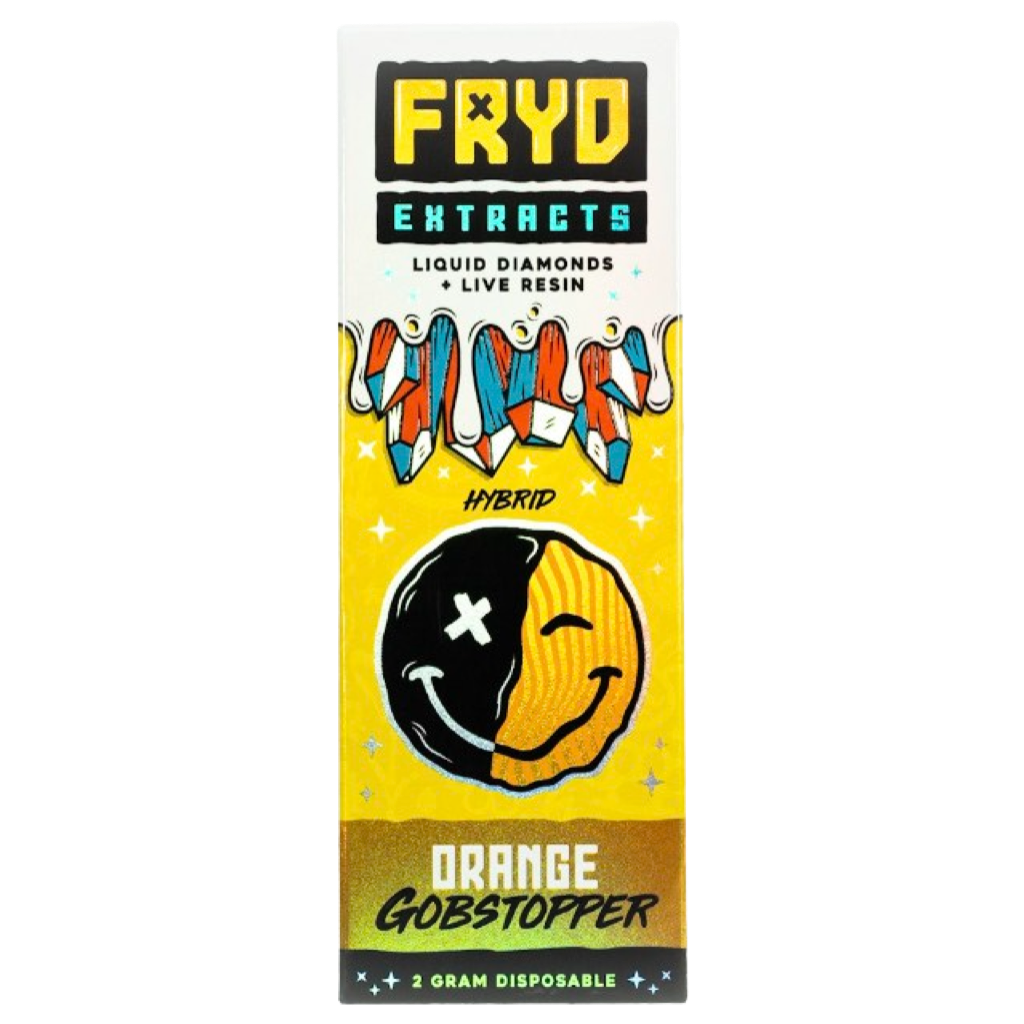 2 Gram Live Resin Disposable | Orange Gobstopper | Hybrid | Fryd Extracts