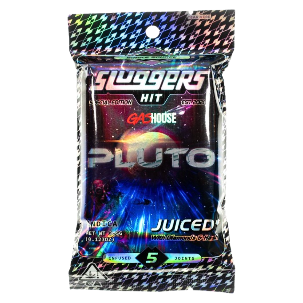 Pluto | Sluggers 5 Pack Infused Pre Roll | Indica | 3.5